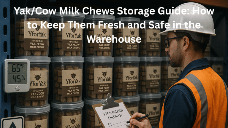 How to Keep yak Chew Fresh and Safe in the Warehouse?