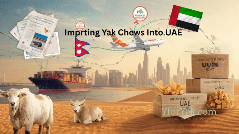 How to import yak chews in UAE.