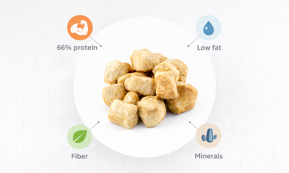 Nutritional profile of Puffed Yak Chew Nuggets