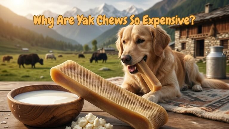 Premium Himalayan yak chew made from yak milk explaining why yak chews are expensive.