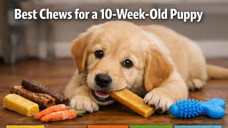 Best Chews for a 10-Week-Old Puppy