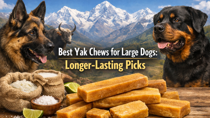 Best Yak Chews for Large Dogs: Longer-Lasting Picks