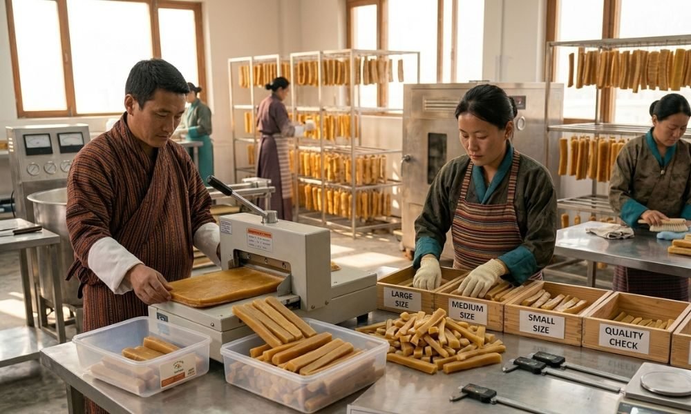 Finishing and Treatment of Yak Chew.