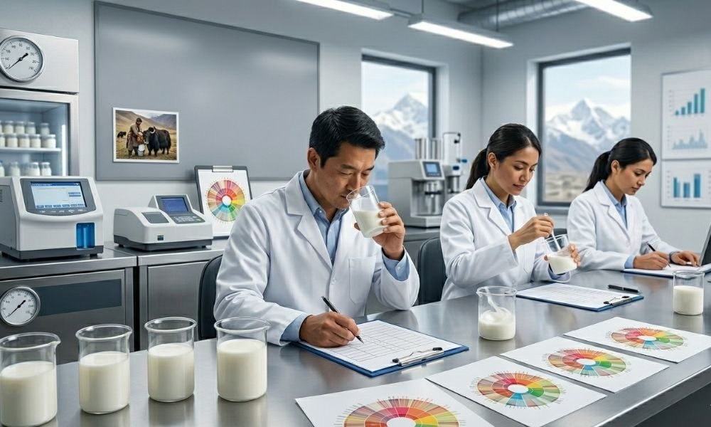 Quality Testing of Milk.