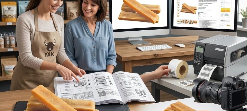 Himalayan Yak chew bar retail display